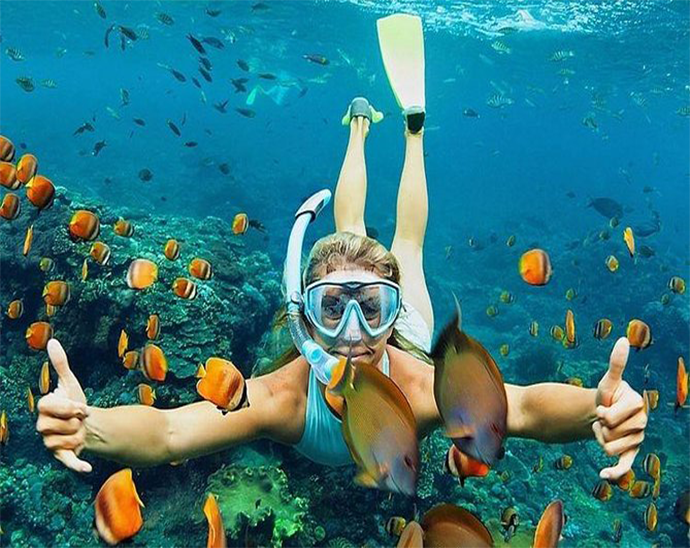 Snorkeling in Bali